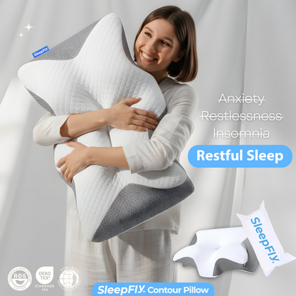 SleepFly® Contour Relief Pillow