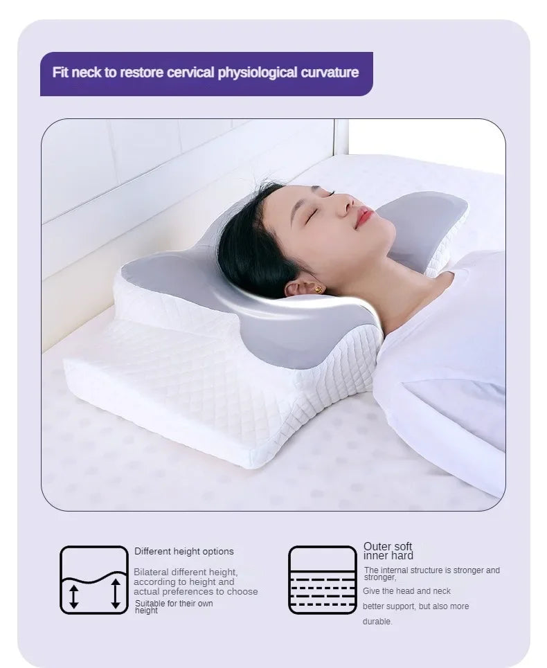SleepFly® Contour Relief Pillow 2.0