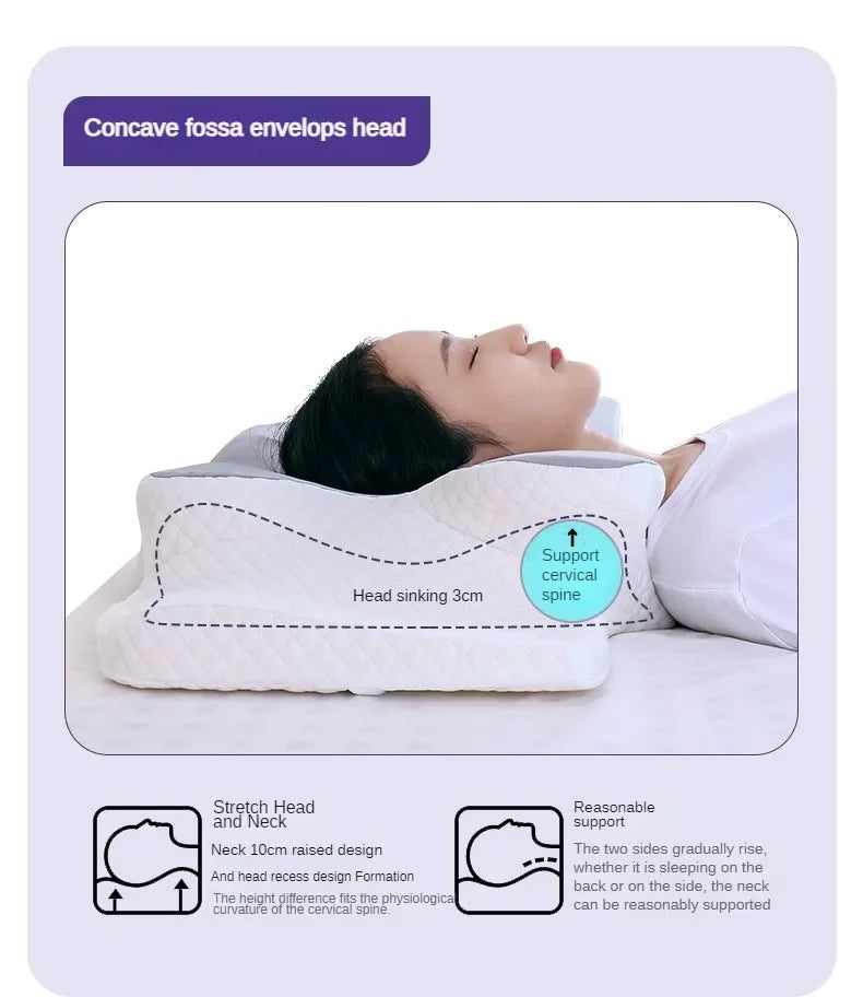 SleepFly® Contour Relief Pillow 2.0
