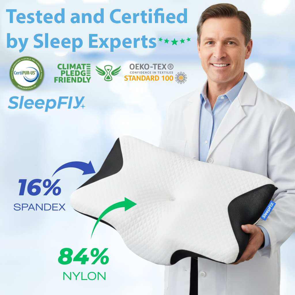SleepFly® Contour Relief Pillow